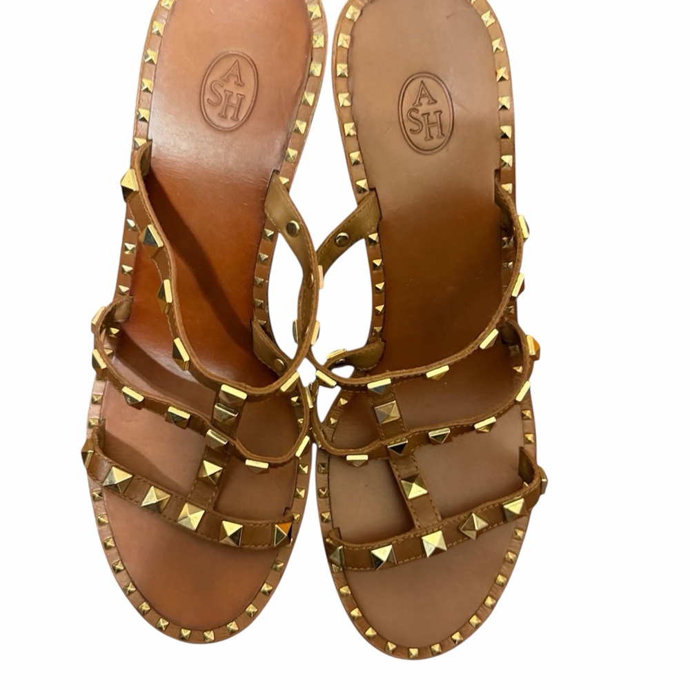 Ash Brown Studded Multi-Strap gladiator Women's Sandals size 40 - Picture 7 of 7